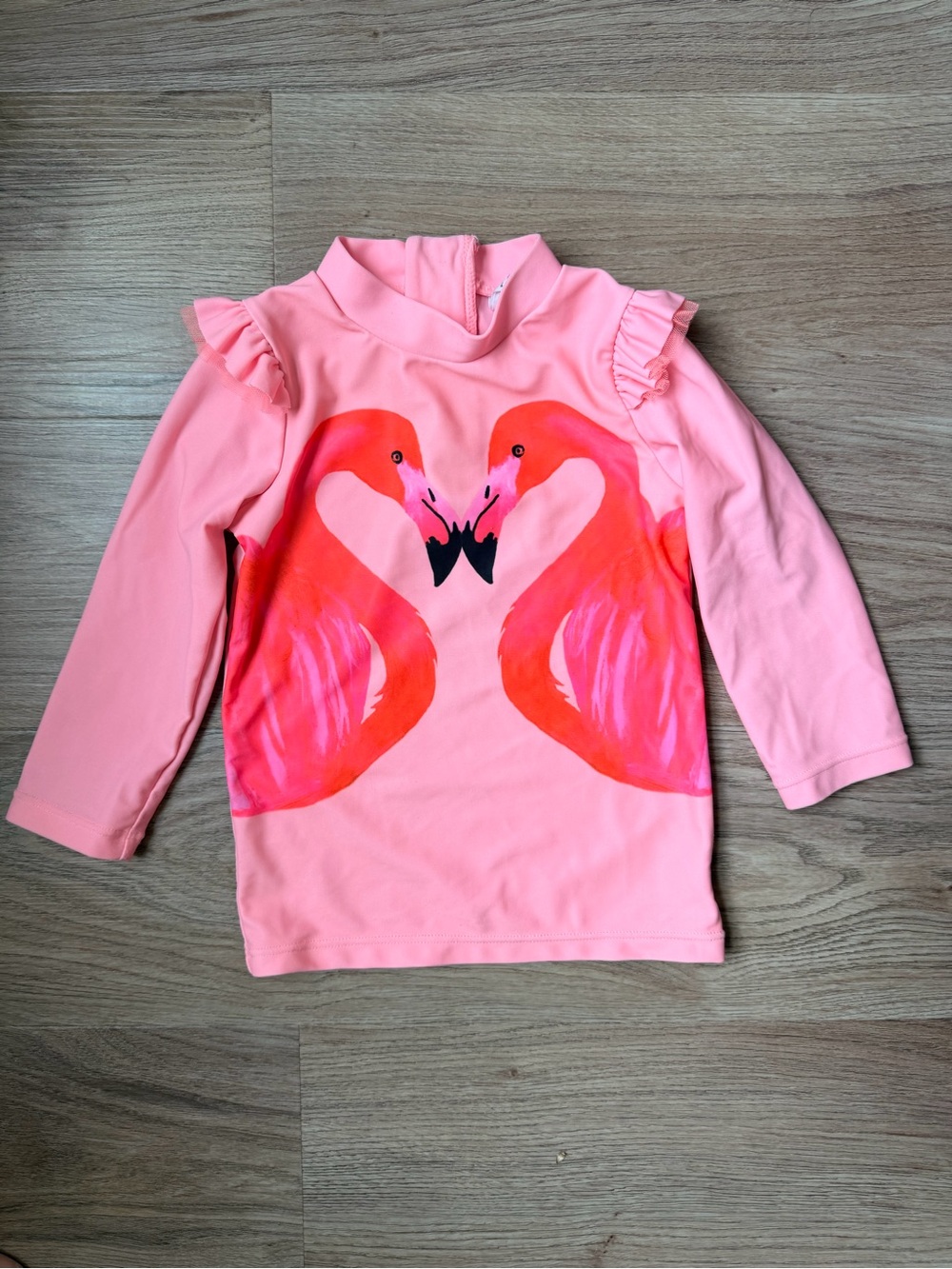 Shade Critters Baby Girl Flamingo Long-Sleeve Swim Top